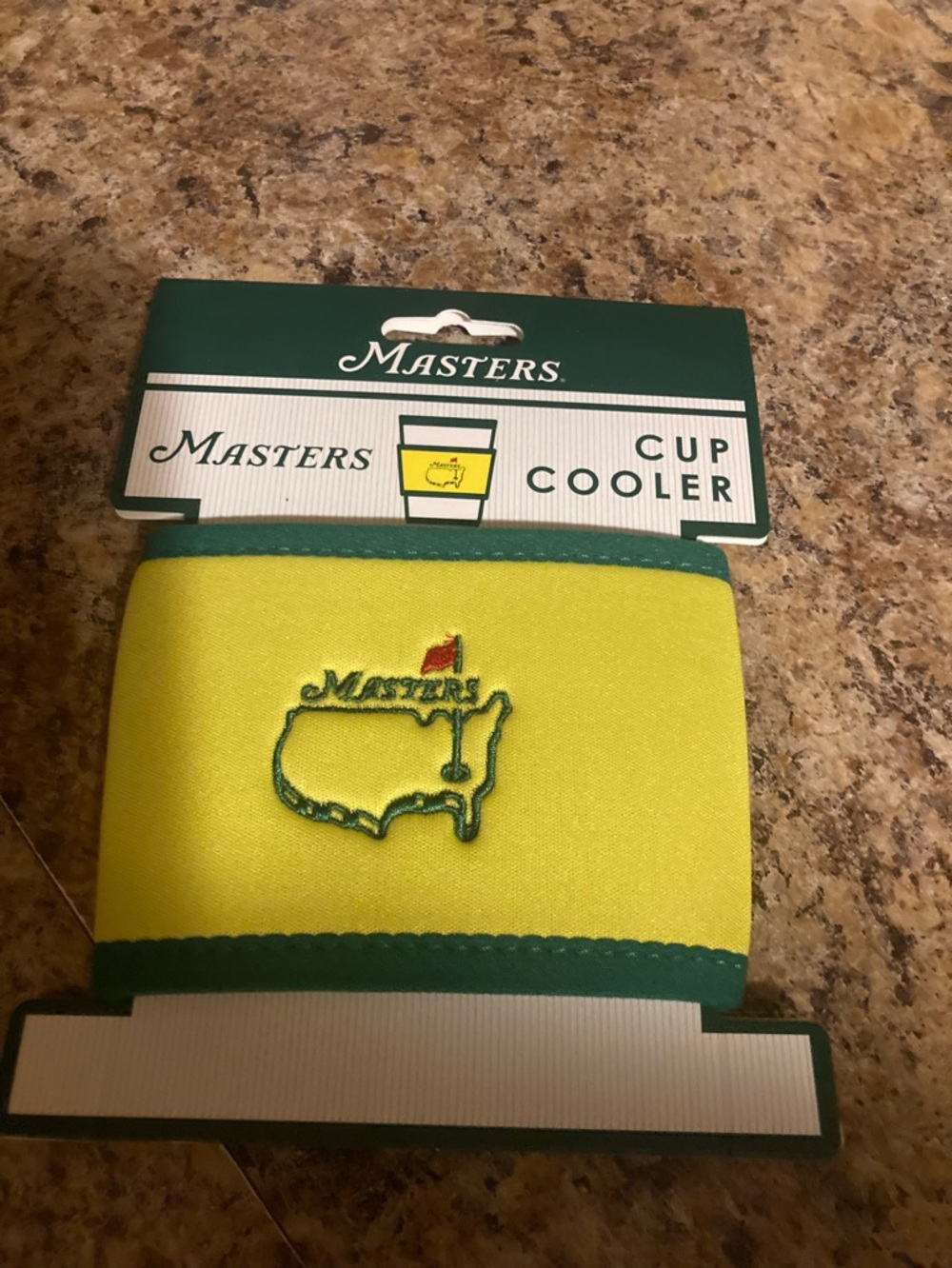Masters Yellow and Green Cup Holder - Masters